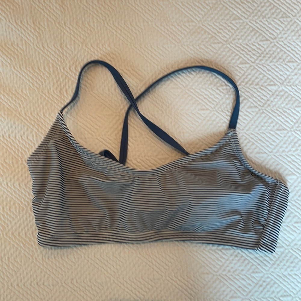 Striped Xhilaration Bathing Suit Top Sz D/DD